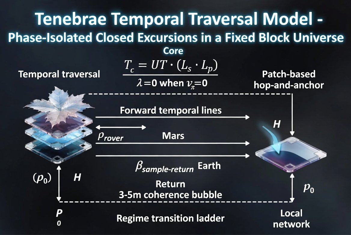 Temporal Traversal Model — Coordinate Architecture and Hop-and-Anchor Navigation
